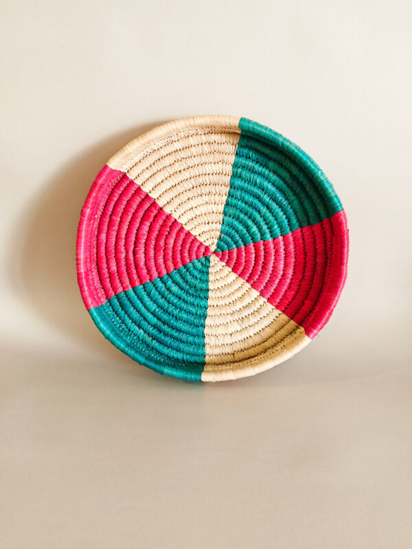 Woven serving tray or basket