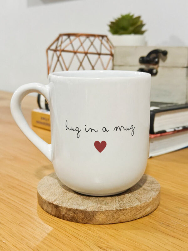 Personalised and printed ceramic coffee mug