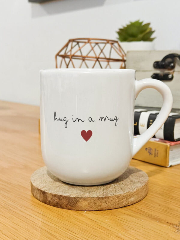 Personalised and printed ceramic coffee mug