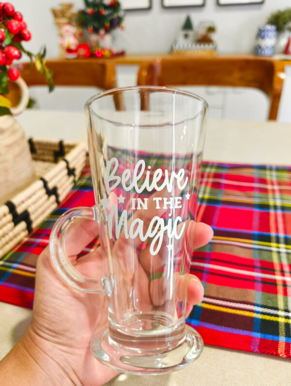 Personalised Irish glass cup