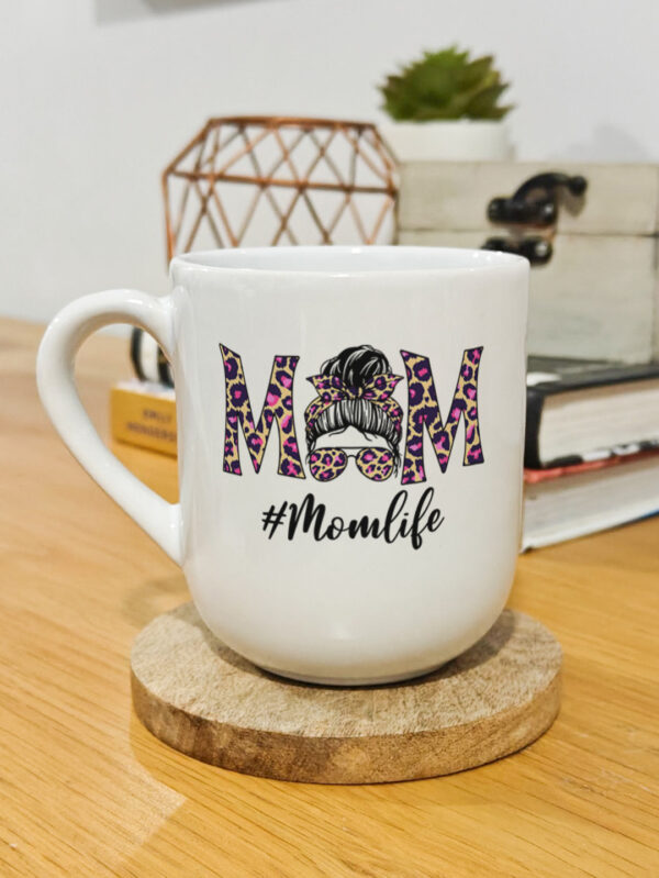 Printed Ceramic Mug - Mom life